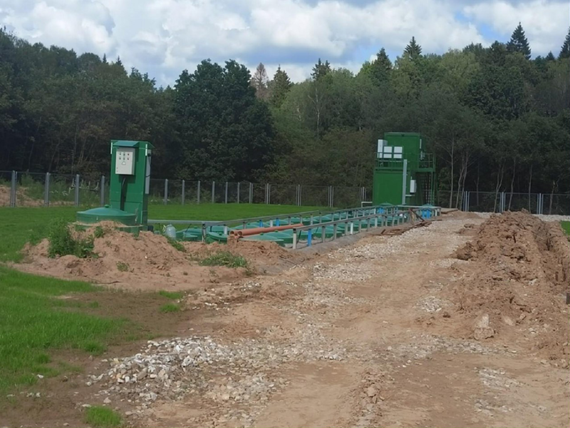 В Совьяках завершается строительство очистных сооружений по программе «Комплексное развитие сельских территорий».
